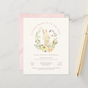 Budget Vår WAN Little Bunny Girl Baby Shower