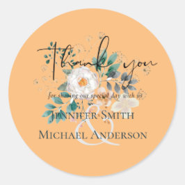 BUDGET Vår Wildblommor Barn Garden Wedding Runt Klistermärke