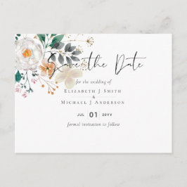 BUDGET Vår Wildblommor Barn Garden Wedding Vykort