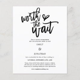 Budget Värde vänta Bröllop spara datum