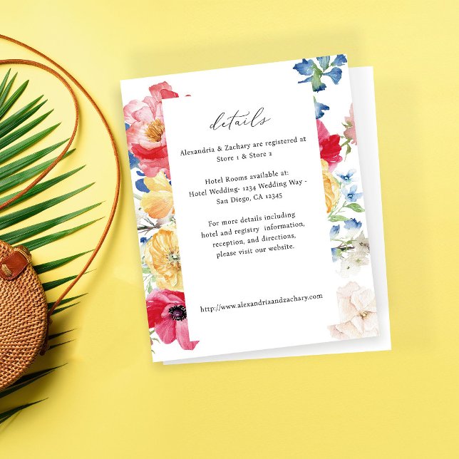 Budget våren Flerfärgade blommor detaljer (Skapare uppladdad)