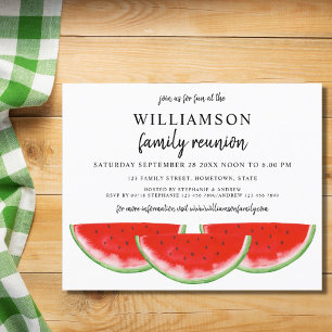 Budget Vatikanvattenmelon Familjeåterträff Inbjuda