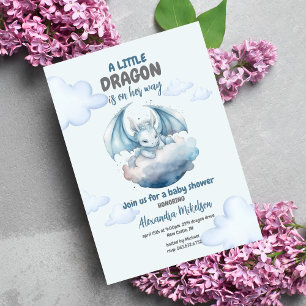 Budget Vattenfärg Drake Baby Shower