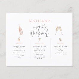 budget Vattenfärgschampagne höns helg 3 dagar