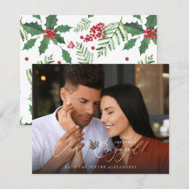 Budget Vi är engagerad i Photo E Holly Berry Helgd