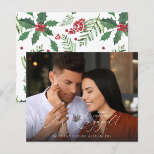 Budget Vi är engagerad i Photo E Holly Berry Helgd