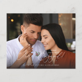 Budget Vi är engagerad i Photo E Holly Berry Helgd Flygblad