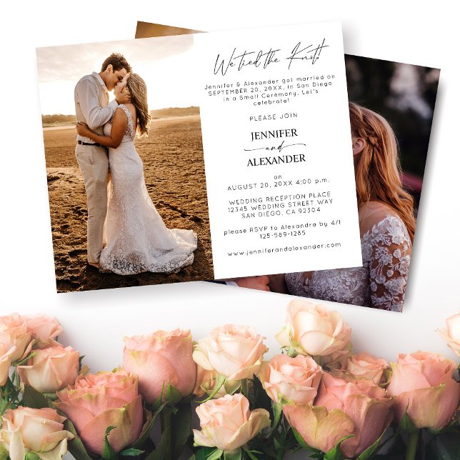 Budget vi bundit in Knot 2 Foto efter bröllopsmott (Skapare uppladdad)