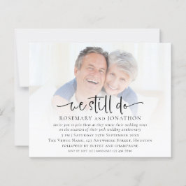 Budget vi fortfarande gör Photo Vow Renewal-jubile