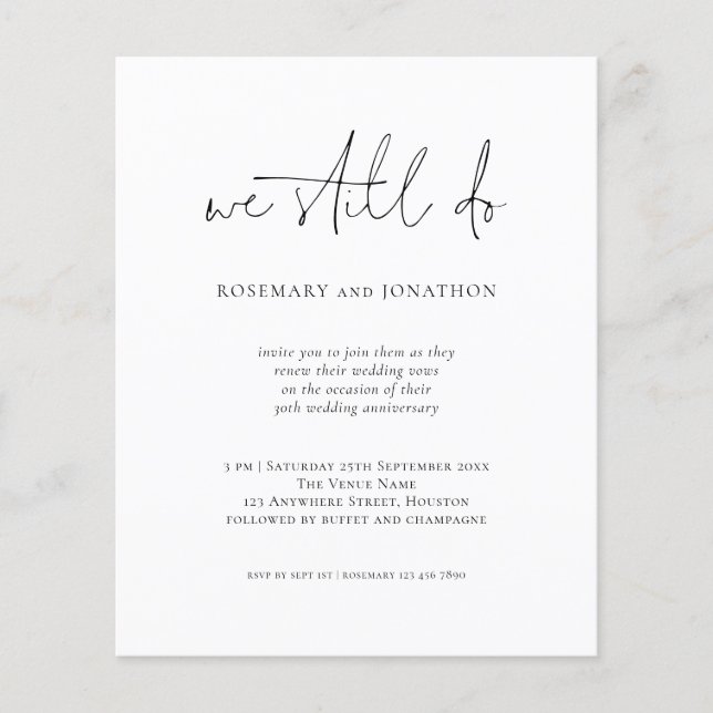 Budget vi fortfarande gör skriptförnyelseinbjudan (Framsida)