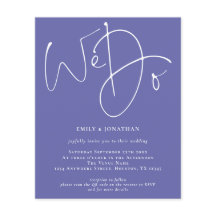 Budget vi gör Blue QR-inbjudan