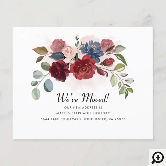 Budget Vi Har Flyttat Modern Flyttmeddelande  (Skapare uppladdad)