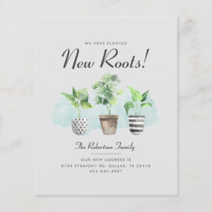 Budget Vi Har Flyttat Roots Boho Flyttmeddelande