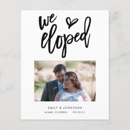 Budget Vi Rymmer Förlovningsfoto Inbjudan