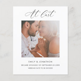 Budget vid senaste calligrafifoto-Förlovning