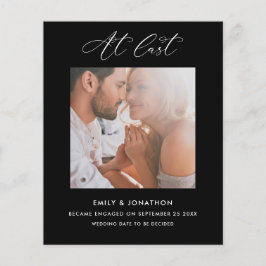 Budget vid senaste kallgrafi - Förlovning svart