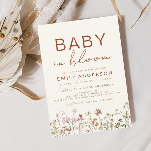 Budget Vildblomma Baby i Blom Babyfirande