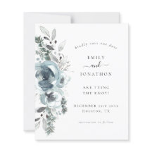 Budget Vinterblommor Bröllop Spara Datum