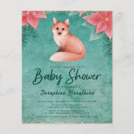 Budget Vinterpolske Räf Blommig Baby Shower