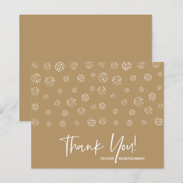 Budget Vita Manus Gold Tacksamhetskort (Fram/baksida)