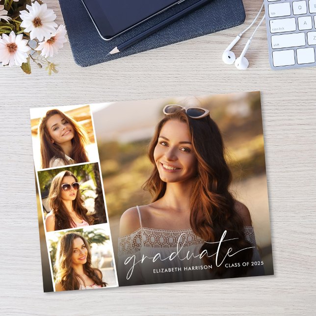 Budget Vita manusfoto examensannonsering (Skapare uppladdad)