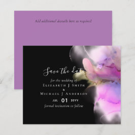 BUDGET Watercolor Bröllop Abstrakt Spara Data