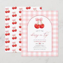 BUDGET Watercolor Cherry on Top Flicka Shower