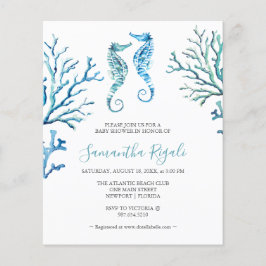 Budget Watercolor Summer Baby Shower
