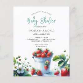 Budget Watercolor Summer Baby Shower