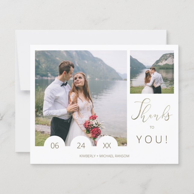 Budget Whimsical Typography Script 2 Photo Bröllop (Framsida)