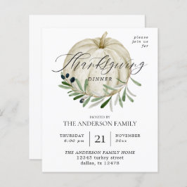 Budget White Pumpkin-Thanksgiving