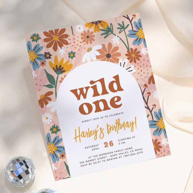 Budget Wild One Retro Boho 1-årsfest (Skapare uppladdad)