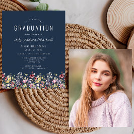 Budget Wildblommor Photo Navy Blue Grad Party