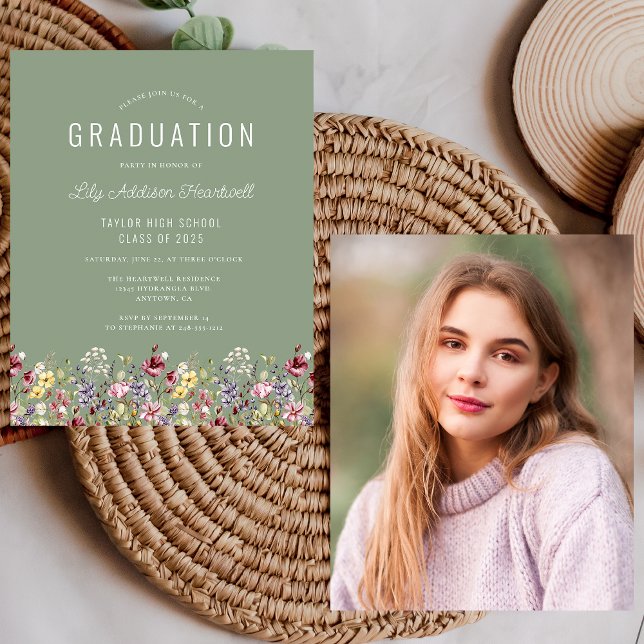 Budget Wildblommor Photo Sage Grönt Grad Party (Skapare uppladdad)