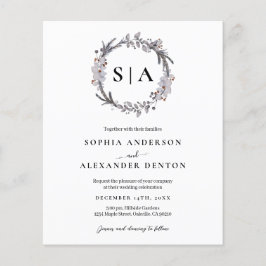 Budget Winter-andedräkt - inbjudan till QR-kodbröl