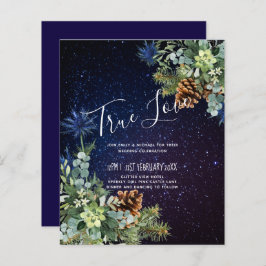 BUDGET Winter Eucalyptus Gräs Cones Bröllop