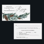 Budget Winter Gräs Cone Greenery SM Meal OSA Tilläggskort<br><div class="desc">Spara pengar på inbjudningar till bröllop eller partier med mindre OSA kort vid inköp av paket. Matcha dina inbjudningar med Winter Gräs Cone Greenery SM Meal OSA kort. Vill du ha en större OSA kort? Se vår samling för en större OSA här: https://www.zazzle.com/collections/winter_berries_pine-119068559206462515?rf=238937196885903396</div>