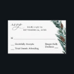 Budget Winter Gräs Cone Greenery SM No Meal OSA Tilläggskort<br><div class="desc">Spara pengar på inbjudningar till bröllop eller partier med mindre OSA kort vid inköp av paket. Matcha dina inbjudningar med Winter Gräs Cone Greenery SM No Meal OSA kort. Vill du ha en större OSA kort? Se vår samling för en större OSA här: https://www.zazzle.com/collections/winter_berries_pine-119068559206462515?rf=238937196885903396</div>