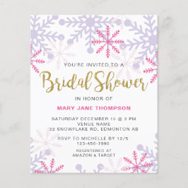 Budget Winter Wonderland Möhippa Guld Rosa