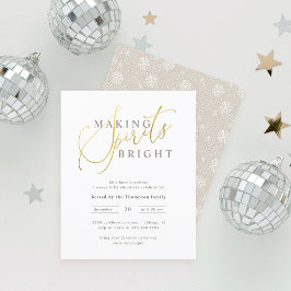 Budgeta Guld Skapar sprit Bright jul Party
