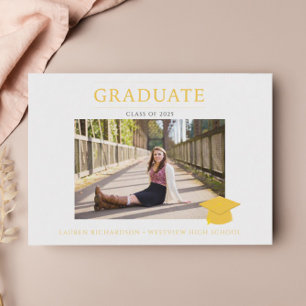 Budgeta Photo Guld Studentfest Inbjudningar