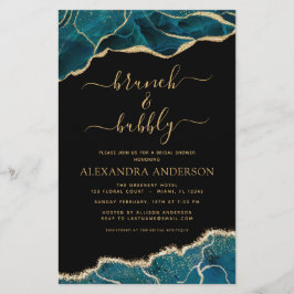 Budgetagate Teal Brunch & Bubly Möhippa