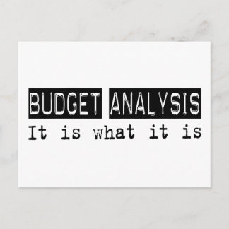 Budgetanalys Vykort