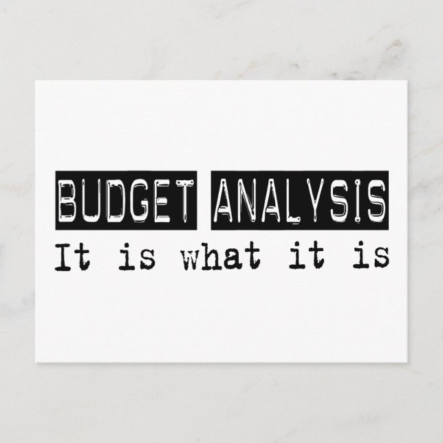 Budgetanalys Vykort (Framsida)