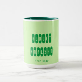"BUDGETANALYST" MUGG