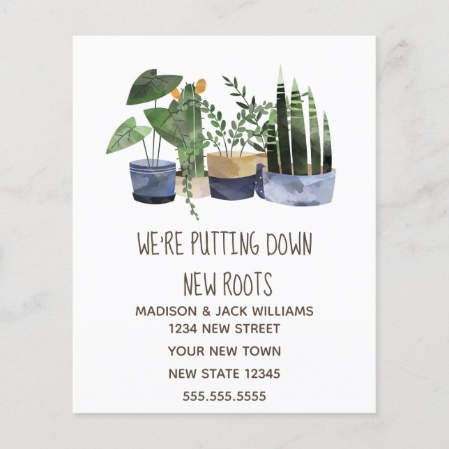 Budgetändring för adress | Meddelande om Flytta (Framsida)