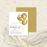 Budgetanslag Guld Glitter 21:a Party Inbjudan<br><div class="desc">Budgetera Glitter-ballonger för Guld 21:a Party Inbjudan. Ett budgetmässigt prist mindre än 4, 5 x 5, 6 tum alternativ. Finns i ett SEMI GLOSS 110 lb-kort LAGRAR, som är ungefär lika tjockt som ett vykort, finns det ONE per lakan. Elegant stil för era tjugoförsta inbjudningar med guld-ballonger med faux glitter-högdagrar...</div>