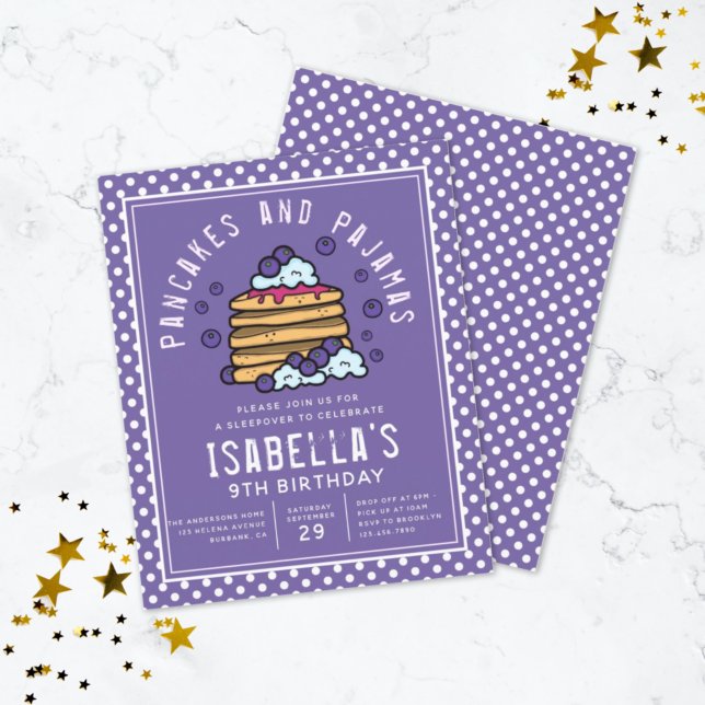 Budgetar-Pannkakor-och-Pyjamas-Sovkalas-inbjudan (Skapare uppladdad)