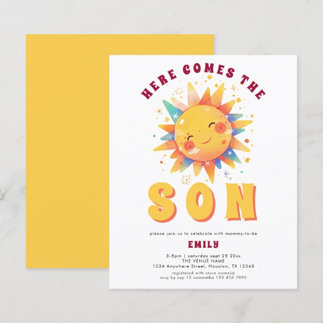 Budgetåterkoppling här kommer barnskåraren (Fram/baksida)