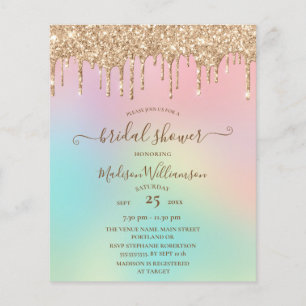 Budgetåtstramning Guld Glitter Möhippa
